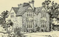 An illustration from The book of the exhibition of houses and cottages, Romford garden suburb, Gidea Park (1911)