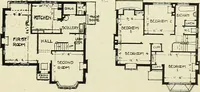 An illustration from The book of the exhibition of houses and cottages, Romford garden suburb, Gidea Park (1911)