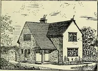 An illustration from The book of the exhibition of houses and cottages, Romford garden suburb, Gidea Park (1911)