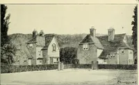 An illustration from The book of the exhibition of houses and cottages, Romford garden suburb, Gidea Park (1911)