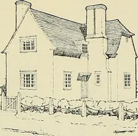 An illustration from The book of the exhibition of houses and cottages, Romford garden suburb, Gidea Park (1911)