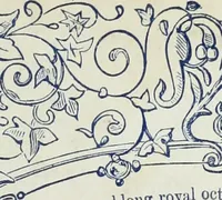 Picture 47 of 49 from The book of ornamental alphabets, ancient and mediaeval, from the eighth century, with numerals; including Gothic; church text, large and small; German arabesque; initials for illumination, monograms, crosses, etc., for the use of architectural and engineering draughtsmen, masons, decorative painters, lithographers, engravers, carvers, etc. etc. (1863), leaf 118