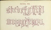 Picture 33 of 49 from The book of ornamental alphabets, ancient and mediaeval, from the eighth century, with numerals; including Gothic; church text, large and small; German arabesque; initials for illumination, monograms, crosses, etc., for the use of architectural and engineering draughtsmen, masons, decorative painters, lithographers, engravers, carvers, etc. etc. (1863), leaf 80