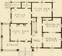 An illustration from Book of plans / Chicago House Wrecking Co. (1913)