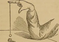An illustration from Book of riddles and five hundred home amusements : containing a choice and curious collection of riddles, charades, enigmas, rebuses, anagrams, transpositions, conundrums, amusing puzzles, queer sleights, recreations in arithmetic, fireside games, and natural magic, embracing entertaining amusements in magnetism, chemistry, second sight, and simple recreations in science for family and social pastime (1863)