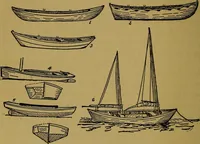 An illustration from The book of the sailboat; (1916)
