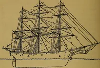 An illustration from The book of the sailboat; (1916)