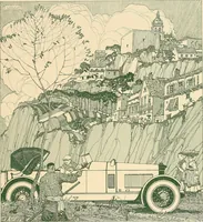 An illustration from A book of samples of papers manufactured to print properly all kinds of illustrations; together with a book of the same papers printed and lithographed in all of the principal processes used for illustration (1922)