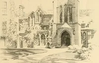An illustration from A book of samples of papers manufactured to print properly all kinds of illustrations; together with a book of the same papers printed and lithographed in all of the principal processes used for illustration (1922)