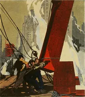 An illustration from A book of samples of papers manufactured to print properly all kinds of illustrations; together with a book of the same papers printed and lithographed in all of the principal processes used for illustration (1922)