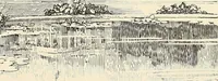 An illustration from A book of samples of papers manufactured to print properly all kinds of illustrations; together with a book of the same papers printed and lithographed in all of the principal processes used for illustration (1922)