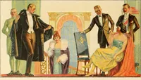 An illustration from A book of samples of papers manufactured to print properly all kinds of illustrations; together with a book of the same papers printed and lithographed in all of the principal processes used for illustration (1922)