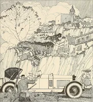 An illustration from A book of samples of papers manufactured to print properly all kinds of illustrations; together with a book of the same papers printed and lithographed in all of the principal processes used for illustration (1922)