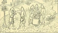 An illustration from The book of Ser Marco Polo, the Venetian, concerning the kingdoms and marvels of the East; (1903)
