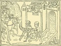 An illustration from The book of Ser Marco Polo, the Venetian, concerning the kingdoms and marvels of the East; (1903)