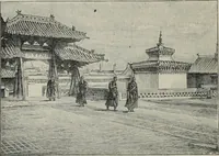 An illustration from The book of Ser Marco Polo : the Venetian concerning the kingdoms and marvels of the East (1903)