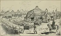 An illustration from The book of Ser Marco Polo : the Venetian concerning the kingdoms and marvels of the East (1903)