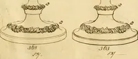 Picture 12 of 201 from [Book of silver patterns] (1820), leaf 10