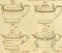 Picture 112 of 201 from [Book of silver patterns] (1820), leaf 112