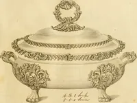 Picture 139 of 201 from [Book of silver patterns] (1820), leaf 152