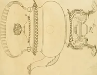 Picture 184 of 201 from [Book of silver patterns] (1820), leaf 228