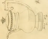 Picture 185 of 201 from [Book of silver patterns] (1820), leaf 230