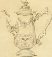 Picture 189 of 201 from [Book of silver patterns] (1820), leaf 238