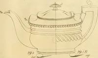 Picture 190 of 201 from [Book of silver patterns] (1820), leaf 240