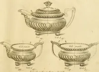 Picture 194 of 201 from [Book of silver patterns] (1820), leaf 244