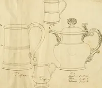 Picture 201 of 201 from [Book of silver patterns] (1820), leaf 262