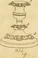 Picture 57 of 201 from [Book of silver patterns] (1820), leaf 38