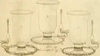 Picture 63 of 201 from [Book of silver patterns] (1820), leaf 44
