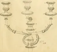 Picture 69 of 201 from [Book of silver patterns] (1820), leaf 54