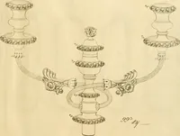 Picture 70 of 201 from [Book of silver patterns] (1820), leaf 56
