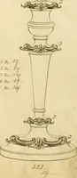 Picture 1 of 201 from [Book of silver patterns] (1820), leaf 6