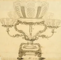 Picture 83 of 201 from [Book of silver patterns] (1820), leaf 78