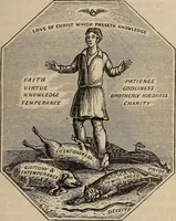 An illustration from The book of similitudes: (1860)