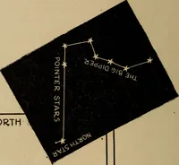 An illustration from The book of stars; being a simple explanation of the stars and their uses to boy life, written to conform to the tests of the Boy scouts (1915)