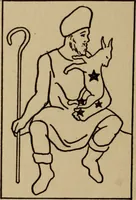 An illustration from The book of stars; being a simple explanation of the stars and their uses to boy life, written to conform to the tests of the Boy scouts (1915)