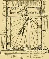 An illustration from The book of sun-dials; originally compiled by the late Mrs. Alfred Gatty; now enl. and re-edited by H. K. F. Eden and Eleanor Lloyd (1900)