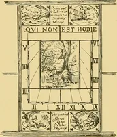 An illustration from The book of sun-dials; originally compiled by the late Mrs. Alfred Gatty; now enl. and re-edited by H. K. F. Eden and Eleanor Lloyd (1900)