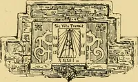An illustration from The book of sun-dials; originally compiled by the late Mrs. Alfred Gatty; now enl. and re-edited by H. K. F. Eden and Eleanor Lloyd (1900)