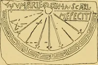 An illustration from The book of sun-dials; originally compiled by the late Mrs. Alfred Gatty; now enl. and re-edited by H. K. F. Eden and Eleanor Lloyd (1900)