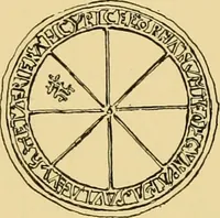 An illustration from The book of sun-dials; originally compiled by the late Mrs. Alfred Gatty; now enl. and re-edited by H. K. F. Eden and Eleanor Lloyd (1900)