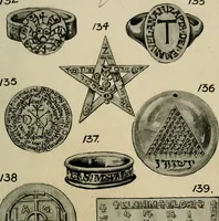 An illustration from The book of talismans, amulets and zodiacal gems : with coloured frontispiece and ten plates (1914)