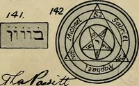 An illustration from The book of talismans, amulets and zodiacal gems : with coloured frontispiece and ten plates (1914)