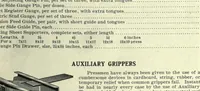 Picture 7 of 8 from Book of type specimens. Comprising a large variety of superior copper-mixed types, rules, borders, galleys, printing presses, electric-welded chases, paper and card cutters, wood goods, book binding machinery etc., together with valuable information to the craft. Specimen book no.9 (1907), leaf 971