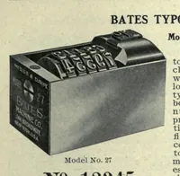 Picture 8 of 8 from Book of type specimens. Comprising a large variety of superior copper-mixed types, rules, borders, galleys, printing presses, electric-welded chases, paper and card cutters, wood goods, book binding machinery etc., together with valuable information to the craft. Specimen book no.9 (1907), leaf 989