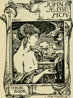 An illustration from Book-plates of to-day (1902)