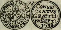 An illustration from Bos in lingua sive discursus academicus de pecuniis vetero-novis a Joanne Stephano Floriantschitsch de Grienfeld .. (1695)